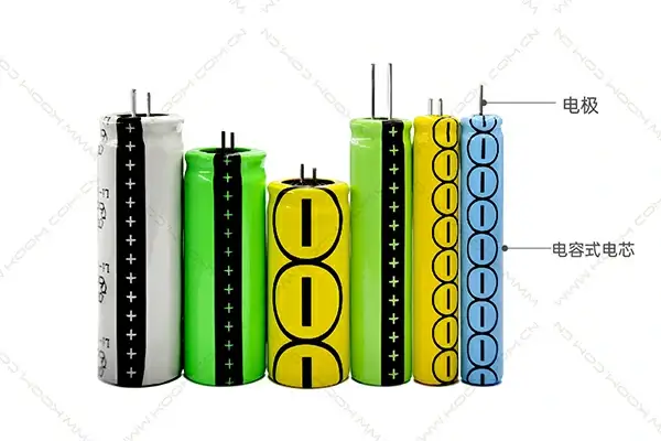 Cylindrical Capacitive Lithium Battery